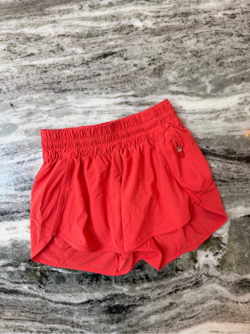 Lululemon Red Coral Shorts Size 4
